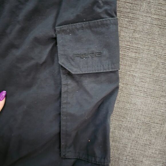 Fera Men's Black Fully Lined Zip Pockets Belted Snow Pants Size 32 - Picture 7 of 10